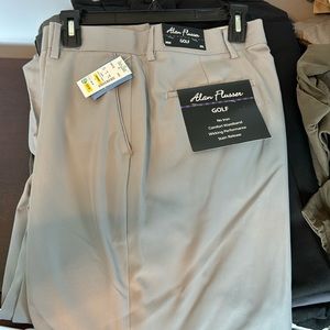 Alan Flusser gray golf pants